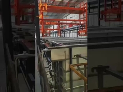 Ligne de production de revêtements électrophorétiques de coulée