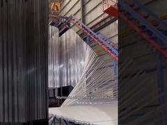 Capacité de revêtement élevée ligne de revêtement automatique en poudre avec uniforme pour les usines de fer