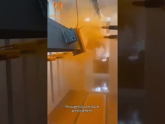 Couleur de revêtement personnalisée ligne de revêtement automatique en poudre chaîne / maillage type convoyeur à bande