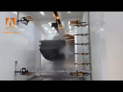 Écran tactile automatique ligne horizontale de revêtement en poudre 16 PCS standard