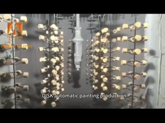 Ligne de peinture électrostatique personnalisable pour différents types de peintures et revêtements