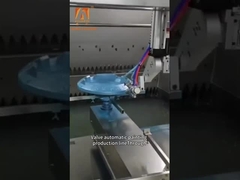 Machine de peinture par pulvérisation électrostatique uniforme et efficace avec une utilisation de peinture supérieure à 60%