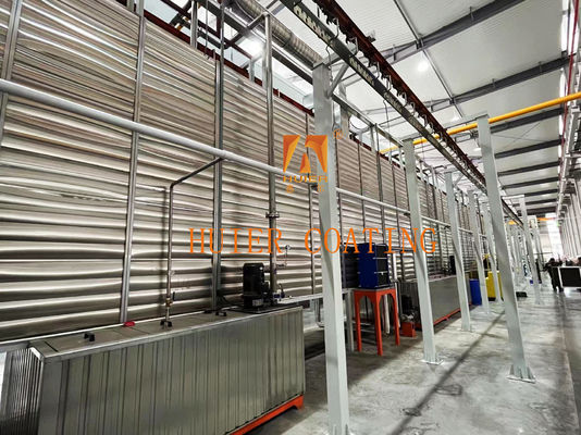 L'acier inoxydable ligne industrielle de nettoyage chimique automatisé 1 an de garantie