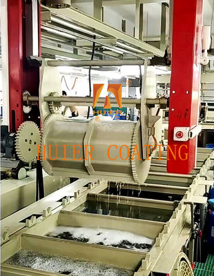 Lines de placage automatiques galvaniques à faibles émissions en acier inoxydable personnalisées avec contrôle PLC
