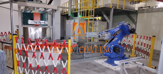 Ligne de revêtement automatique en poudre très appréciée pour la production de matériaux magnétiques permanents