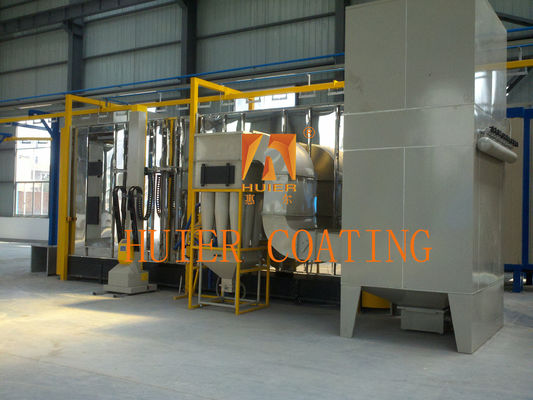 11 Kw / 15 Kw / 22 Kw / 30 Kw / 37 Kw / 45 Kw ligne de revêtement de poudre électrostatique pour le recyclage secondaire