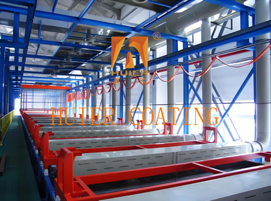 Ligne de production de passivation et de galvanoplastie à régulation de vitesse multi-niveaux