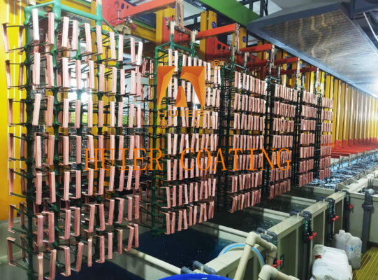 Ligne de production de galvanoplastie de pièces de travail ABS avec contrôle intelligent